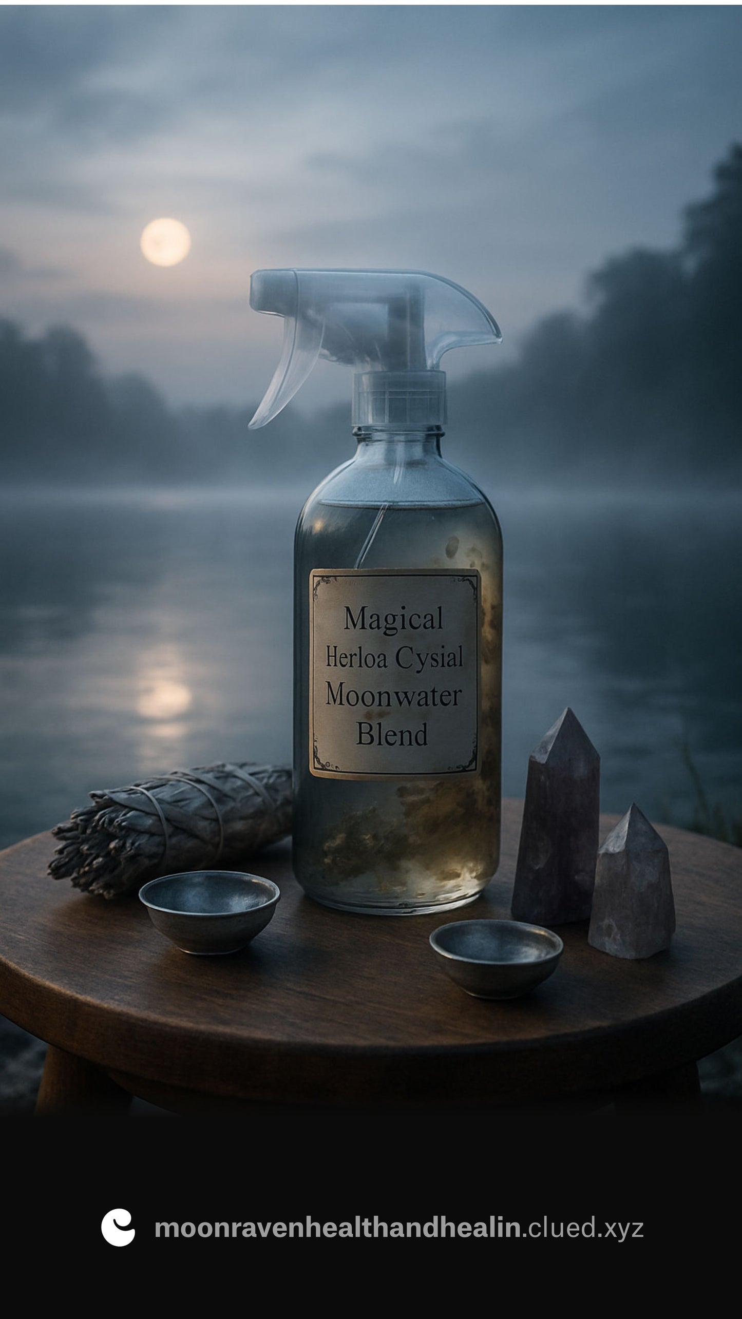 Cleansing moon water 