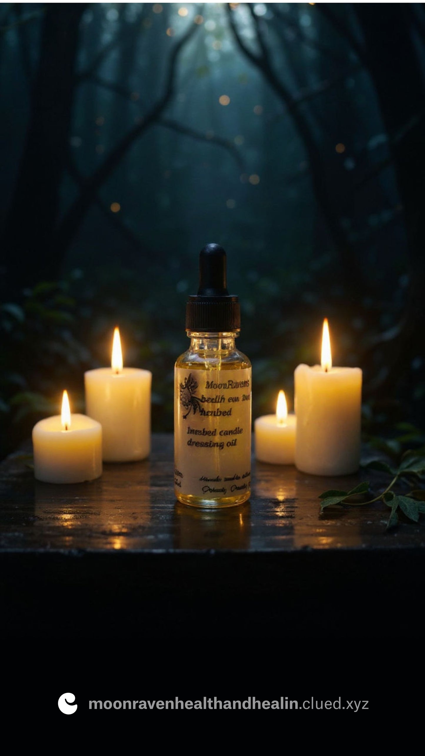 Herbal candle dressing oil 