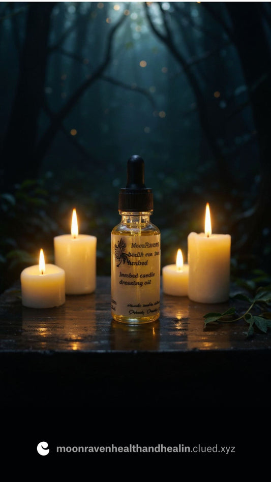 Herbal candle dressing oil 