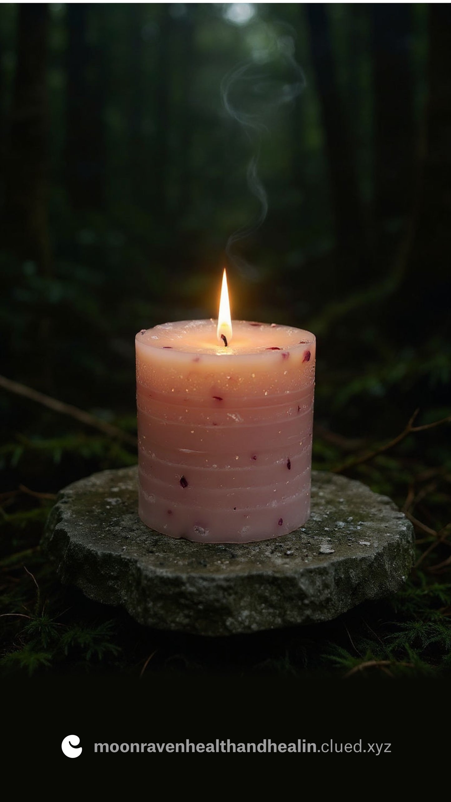 Rose candle 