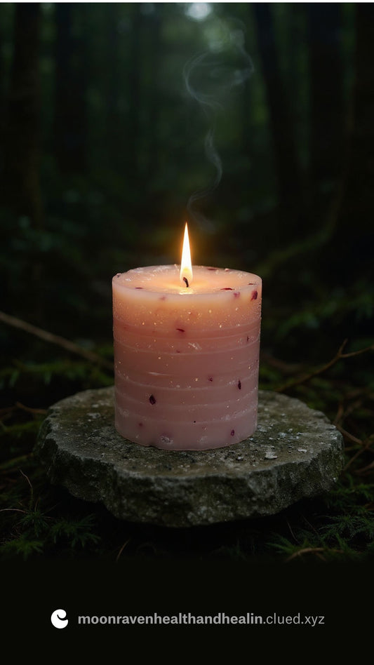 Rose candle 