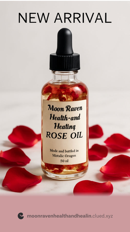 Moon Raven health and healing rose oil ￼