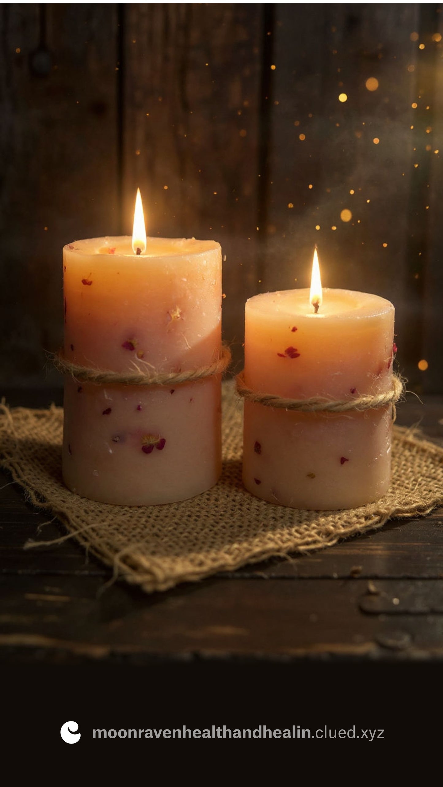 Moon Raven, Rose candle set
